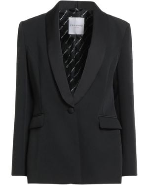 ERMANNO FIRENZE Blazer Polyester, Elastane - Black