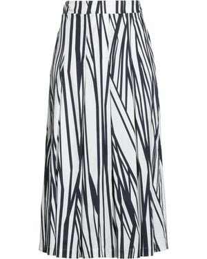 Alpha Studio Midi Skirt Cotton, Elastane - Blue