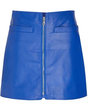 8 by YOOX Mini Skirt - Blue