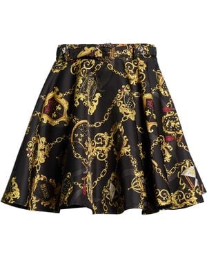 Versace Jeans Couture Mini Skirt Polyester - Black