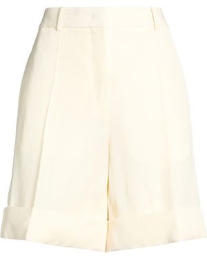 Jil Sander Ivory Shorts & Bermuda Shorts Viscose, Silk - Natural