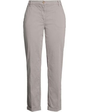 Manila Grace Trousers Cotton, Elastane - Grey