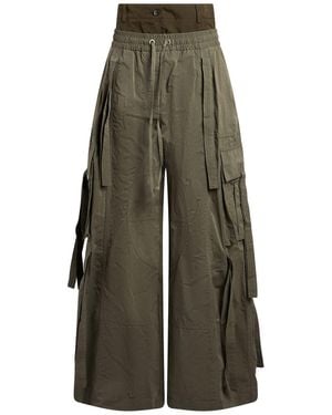 Dolce & Gabbana Pants Cotton, Polyester, Polyamide - Green