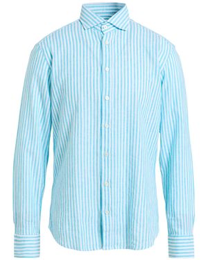 BASTONCINO Shirt Linen, Cotton - Blue