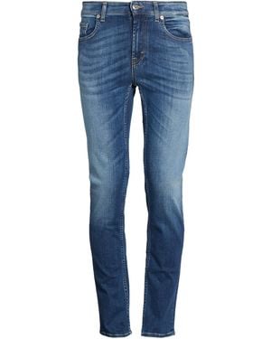 Department 5 Jeans Cotton, Elastomultiester, Elastane - Blue