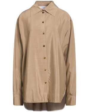 Quira Khaki Shirt Silk, Cupro - Natural