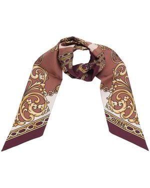 Guess Scarf Silk - Brown