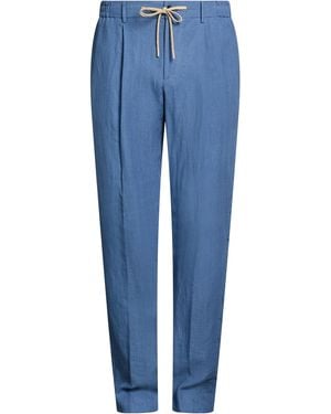 Berwich Slate Pants Linen - Blue