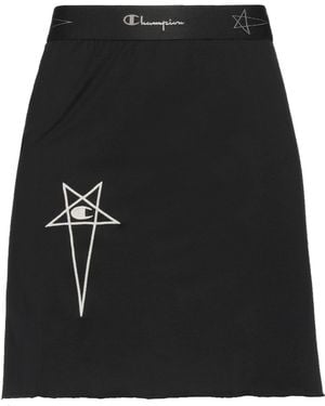 Rick Owens X Champion Mini Skirt Cotton - Black