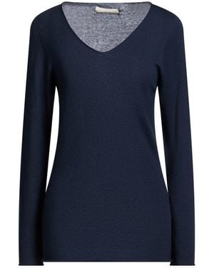 120% Lino Pullover - Blau