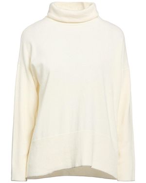 Eleventy Turtleneck Wool, Cashmere - Natural