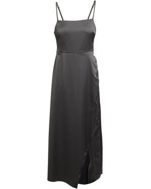 Dixie Midi Dress Polyester - Black