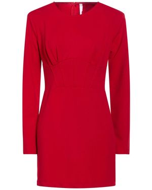 Imperial Mini Dress Polyester, Elastane - Red