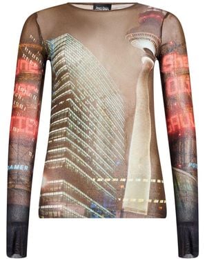 Jean Paul Gaultier Top Polyamide - Brown