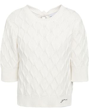 Ganni Jumper Organic Cotton - White