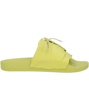 Maison Margiela Lime Sandals Rubber - Yellow