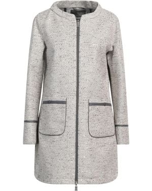 Herno Sand Overcoat & Trench Coat Cotton, Viscose, Polyester, Acrylic, Polyamide - Grey