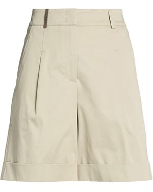 Peserico Shorts & Bermuda Shorts Cotton, Elastane - Natural