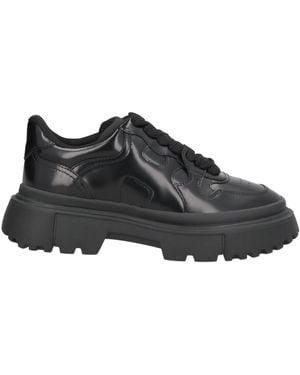Hogan Trainers Leather - Black