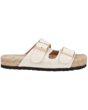 Manebí Espadrilles Textile Fibers - White