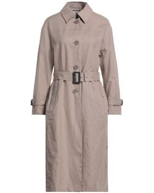 Herno Overcoat & Trench Coat Linen - Natural