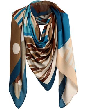 Manila Grace Scarf Viscose - Blue