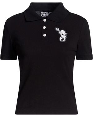 Versace Jeans Couture Polo Shirt Cotton - Black