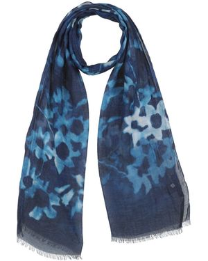 John Varvatos Scarf Modal, Cotton, Silk - Blue