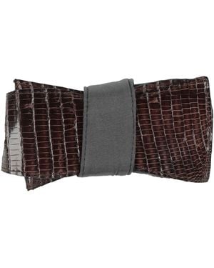 Brunello Cucinelli Dark Ties & Bow Ties Leather - Brown