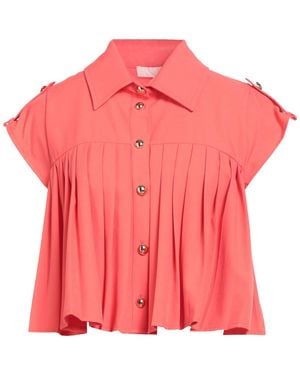 Liu Jo Coral Shirt Polyester, Elastane - Pink