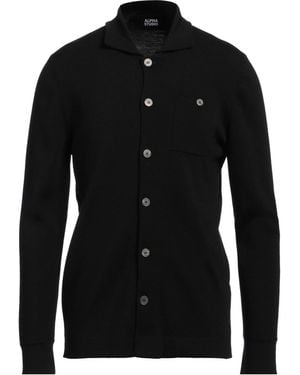 Alpha Studio Cardigan - Black