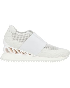 Le Silla Ivory Sneakers Textile Fibers - White