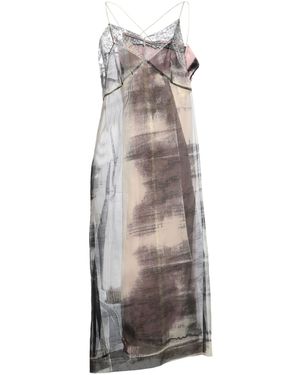 Maison Margiela Midi-Kleid - Grau