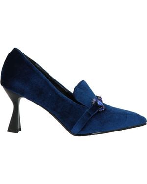 Tosca Blu Bright Court Shoes Textile Fibres - Blue