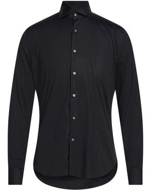 Ghirardelli Shirt Cotton, Elastane - Blue