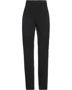 Sportmax Trousers Polyester, Virgin Wool, Elastane - Black
