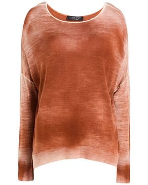 Aragona Rust Sweater Merino Wool - Orange