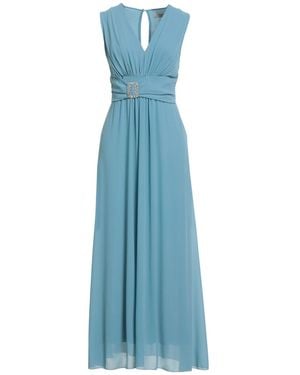 Rinascimento Maxi Dress Polyester - Blue