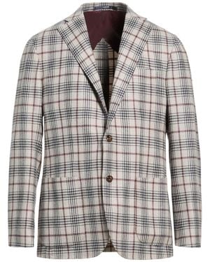 Barba Napoli Blazer Wool, Silk - Gray