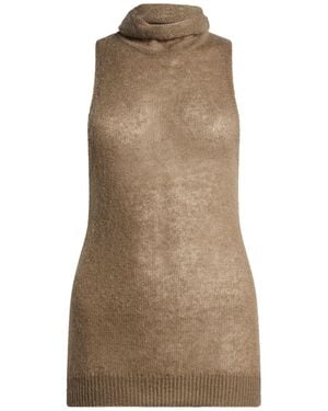 Pomandère Military Turtleneck Polyamide, Mohair Wool, Wool - Natural