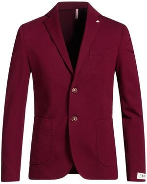 Berna Blazer Cotton, Nylon, Elastic Fibres - Red