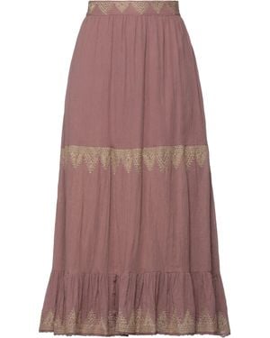 MAISON HOTEL Maxi Skirt - Purple