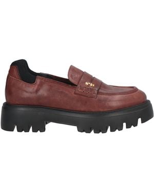 N°21 Loafers Leather - Brown