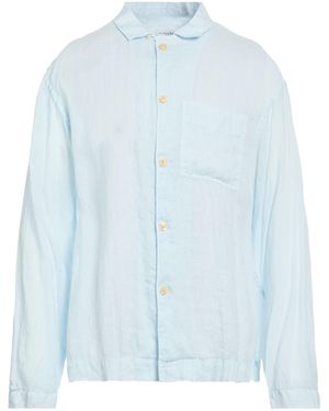 Tintoria Mattei 954 Light Shirt Linen - Blue