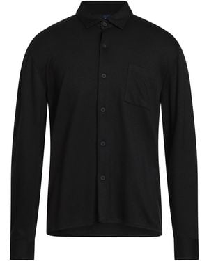 Kiton Knt Shirt Viscose, Elastane - Black