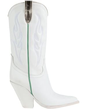 Sonora Boots Boot Leather - White