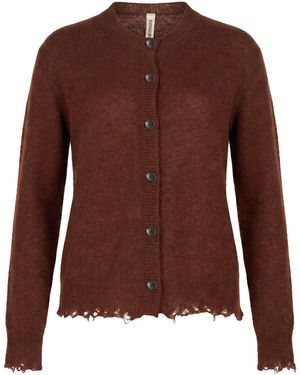 Giorgio Brato Cardigan Alpaca Wool, Polyamide, Wool - Brown