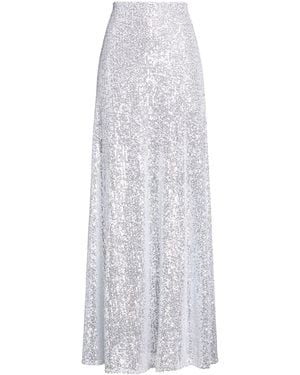 Alessandra Gallo Light Maxi Skirt Polyester, Elastane - White