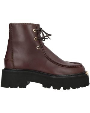 Sandro Ankle Boots - Brown