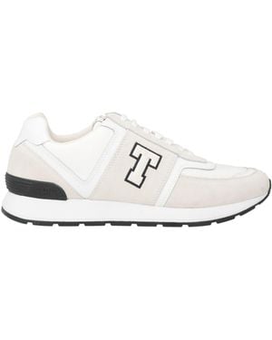 Ted Baker Trainers Leather, Textile Fibres - White